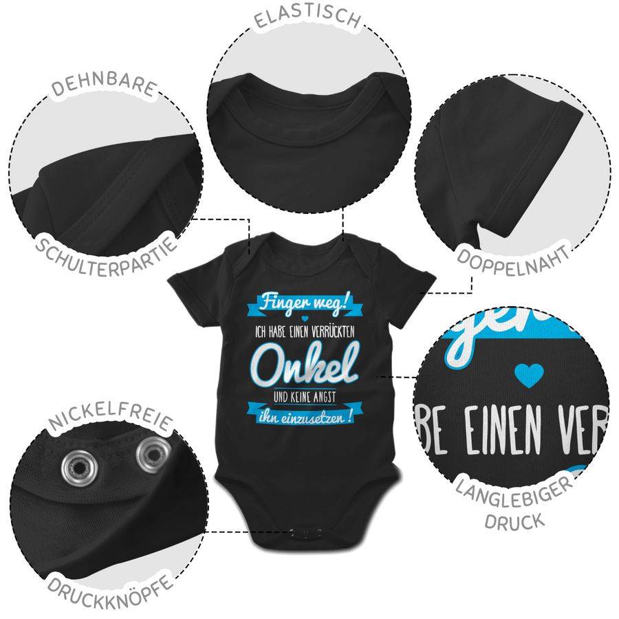 Shirtracer Ich Habe Einen Verrückten Onkel Blau Shirts & Mehr Shirtracer