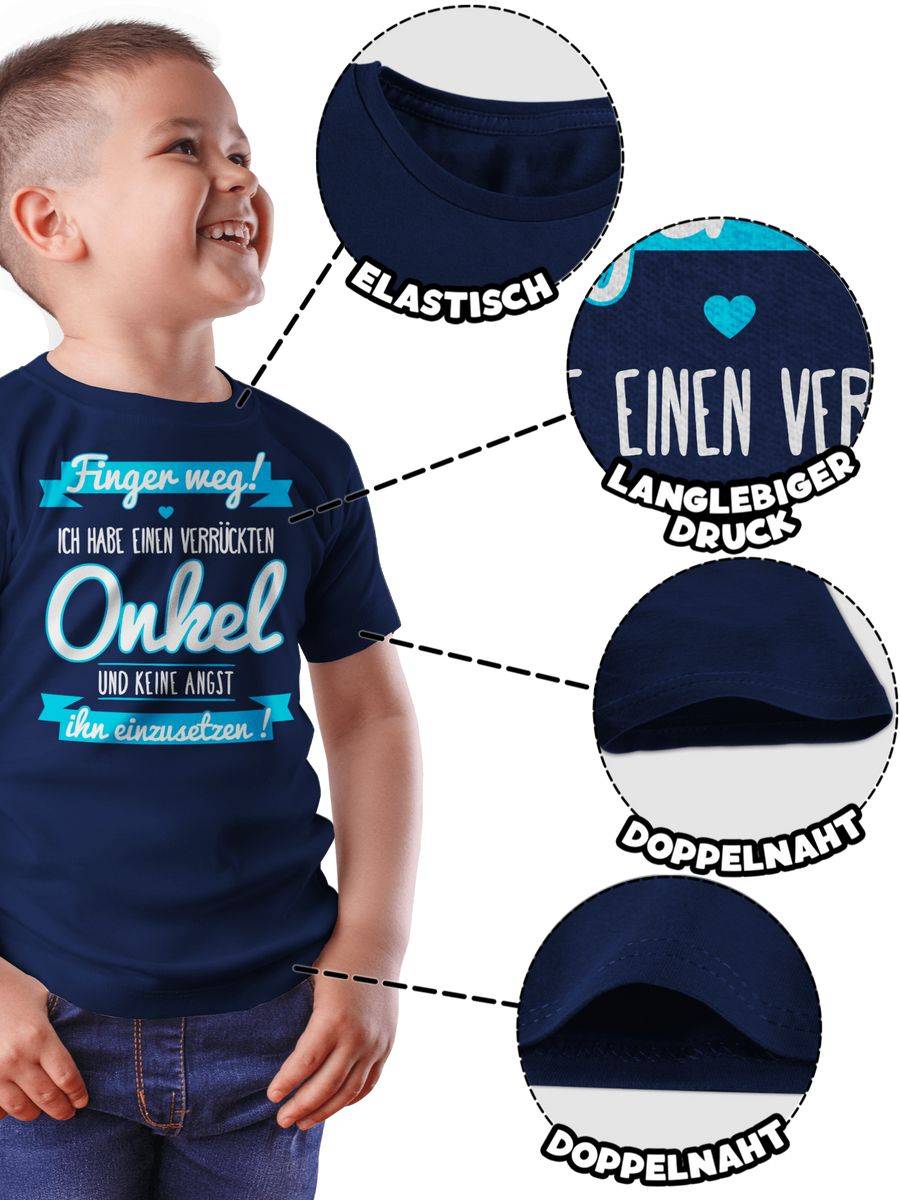 Shirtracer Ich Habe Einen Verrückten Onkel Blau Shirts & Mehr Shirtracer