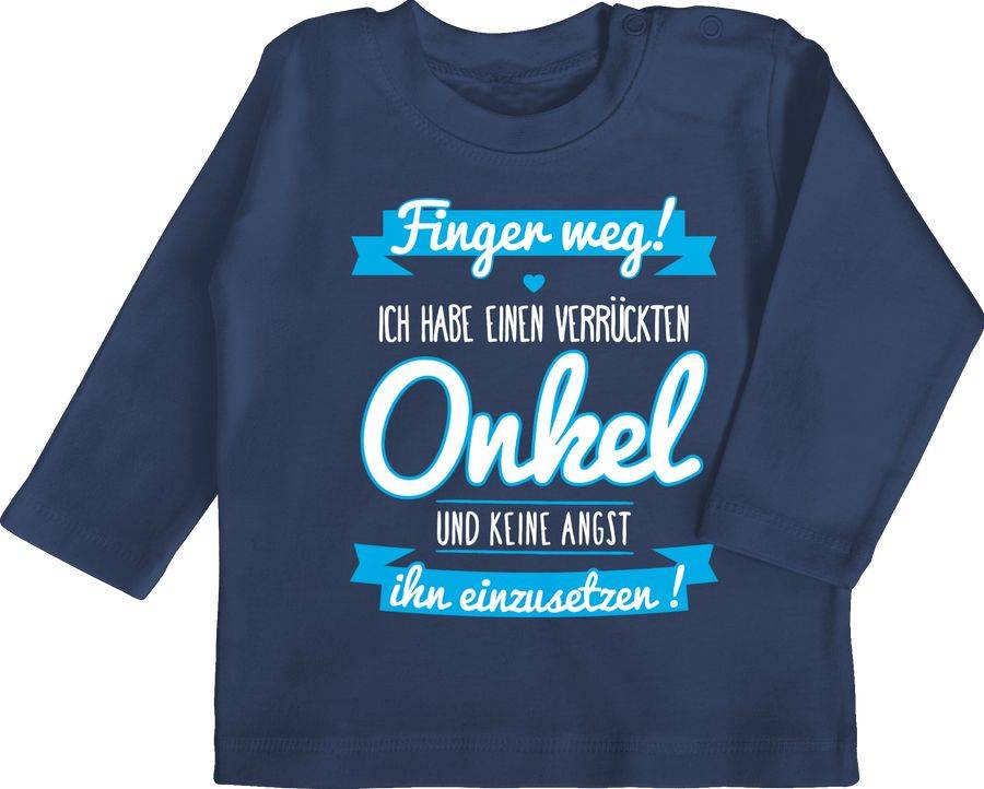 Shirtracer Ich habe einen verrückten Onkel blau Shirts & Mehr Shirtracer