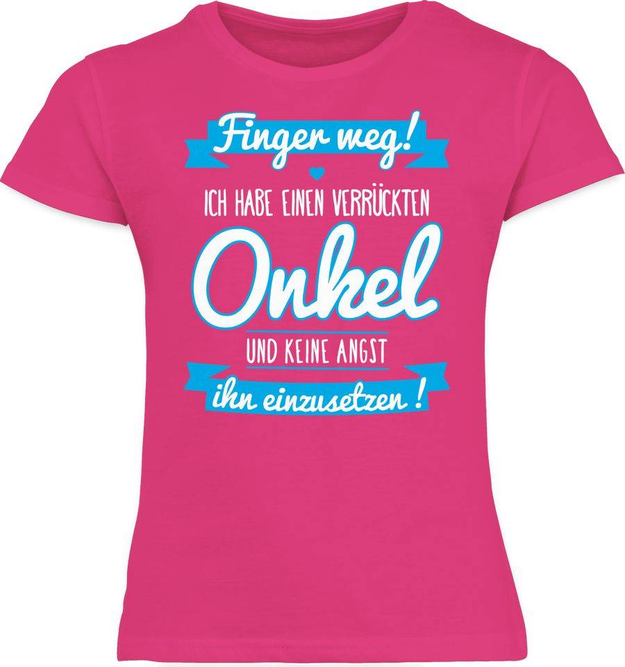 Shirtracer Ich habe einen verrückten Onkel blau Shirts & Mehr Shirtracer