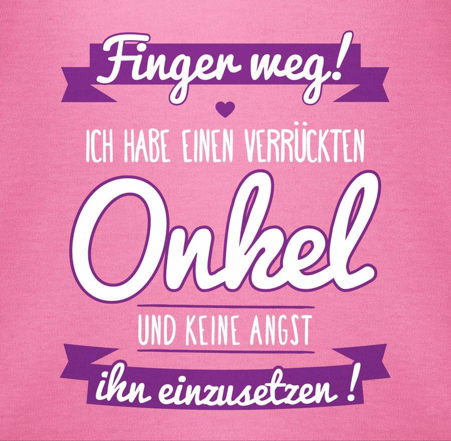 Shirtracer Ich Habe Einen Verrückten Onkel Lila: T-Shirt Gym Bag Shirtracer