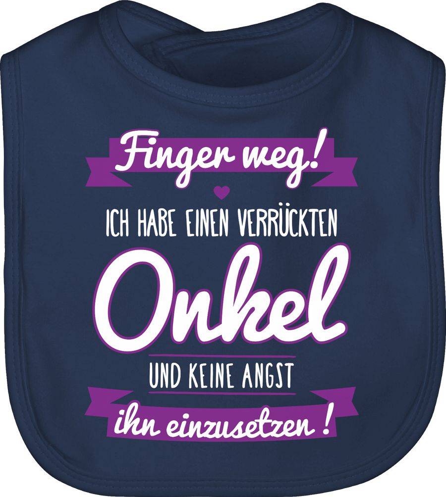 Shirtracer Ich habe einen verrückten Onkel lila: T-Shirt Gym Bag Shirtracer