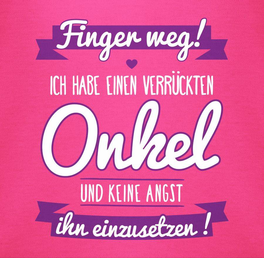 Shirtracer Ich Habe Einen Verrückten Onkel Lila: T-Shirt Gym Bag Shirtracer
