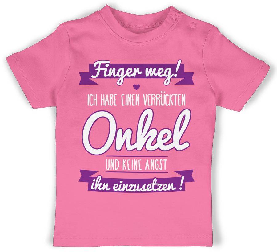 Shirtracer Ich habe einen verrückten Onkel lila: T-Shirt Gym Bag Shirtracer
