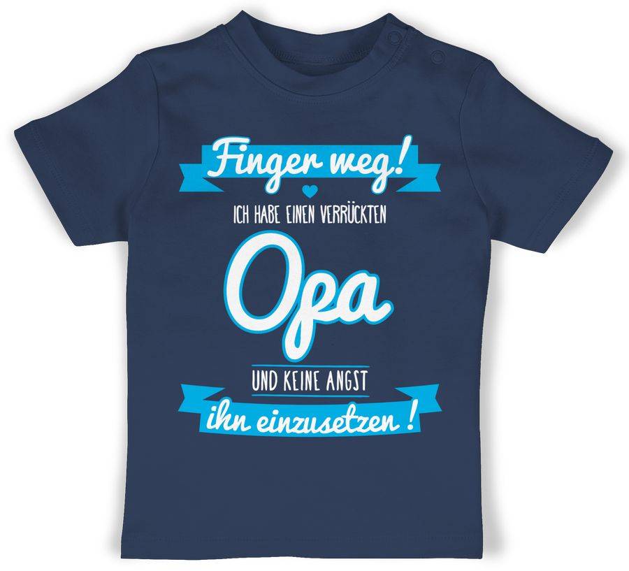 Shirtracer Ich habe einen verrückten Opa blau Shirts & Mehr Shirtracer