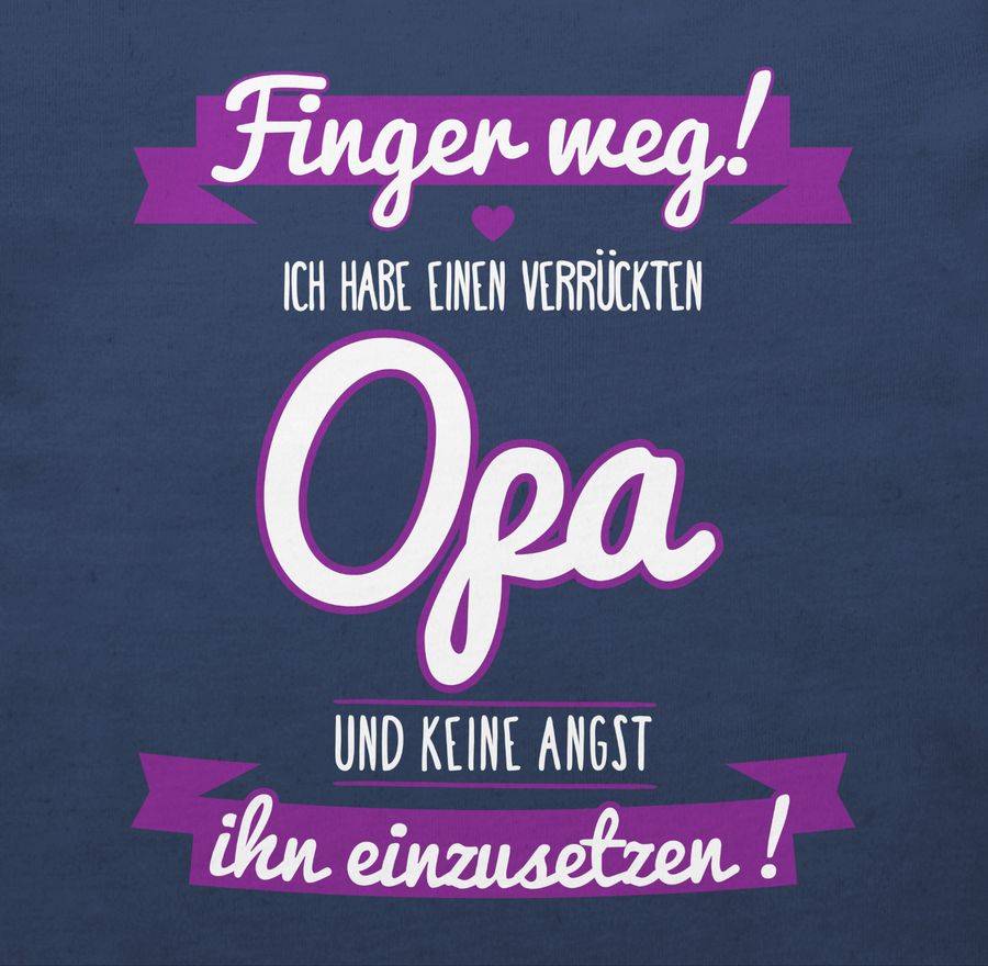 Shirtracer Ich Habe Einen Verrückten Opa Lila Shirts & Mehr Shirtracer