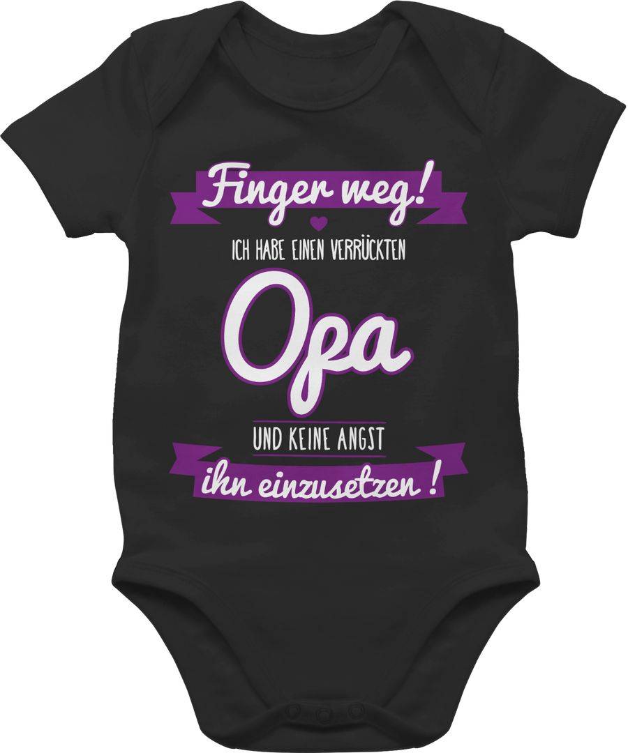 Shirtracer Ich habe einen verrückten Opa lila Shirts & Mehr Shirtracer