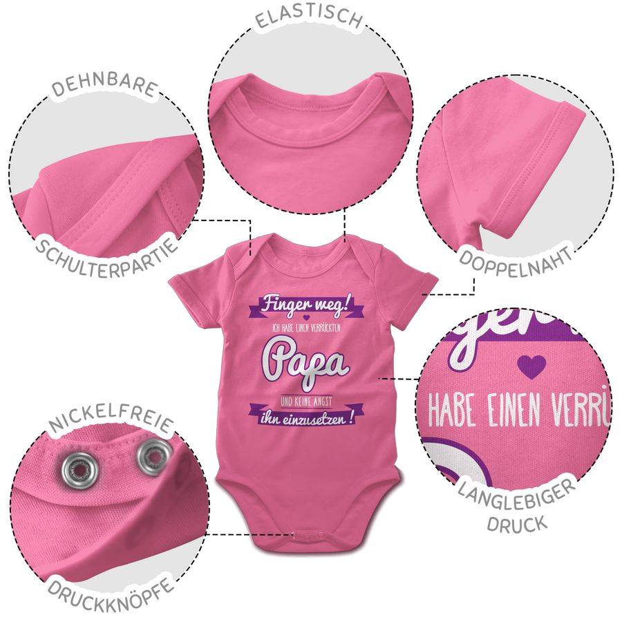 Shirtracer Ich Habe Einen Verrückten Papa Lila Shirts & Mehr Shirtracer