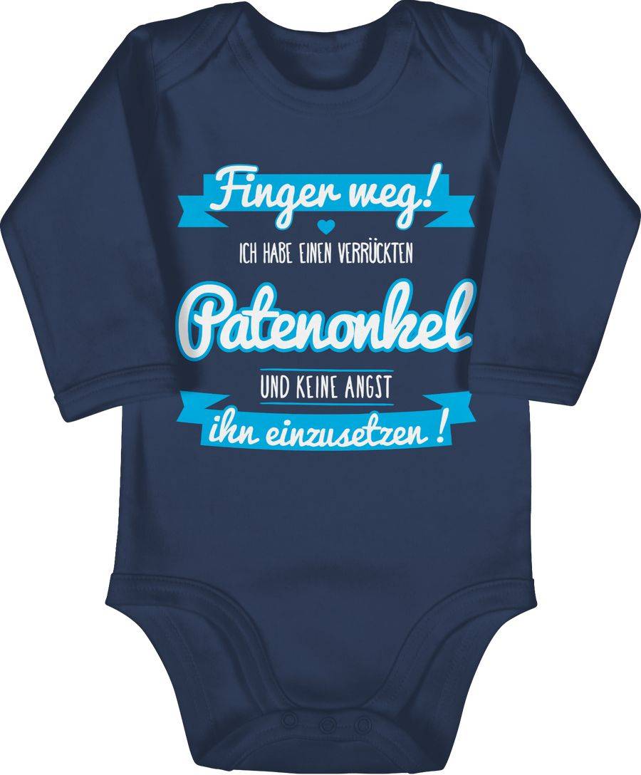 Shirtracer Ich habe einen verrückten Patenonkel blau Shirts & Mehr Shirtracer
