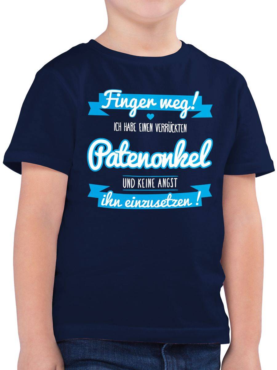 Shirtracer Ich habe einen verrückten Patenonkel blau Shirts & Mehr Shirtracer