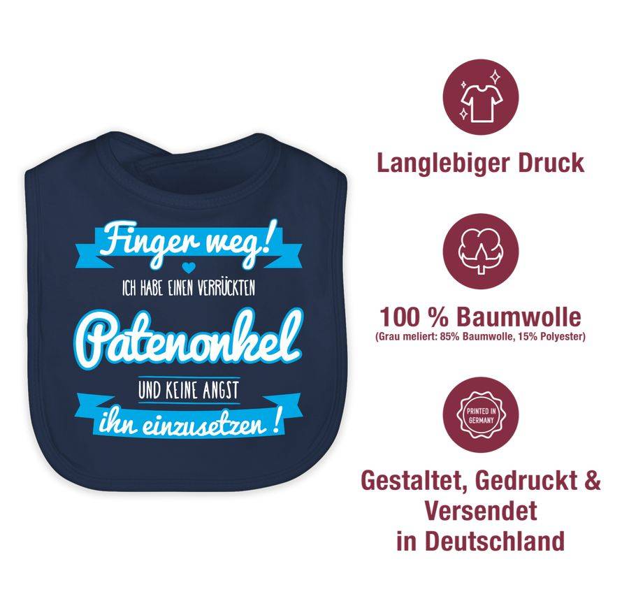 Shirtracer Ich Habe Einen Verrückten Patenonkel Blau Shirts & Mehr Shirtracer