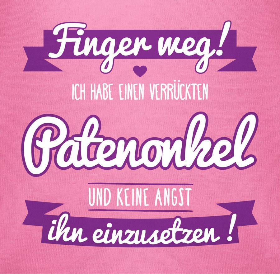 Shirtracer Ich Habe Einen Verrückten Patenonkel Lila: T-Shirt Gym Bag Shirtracer