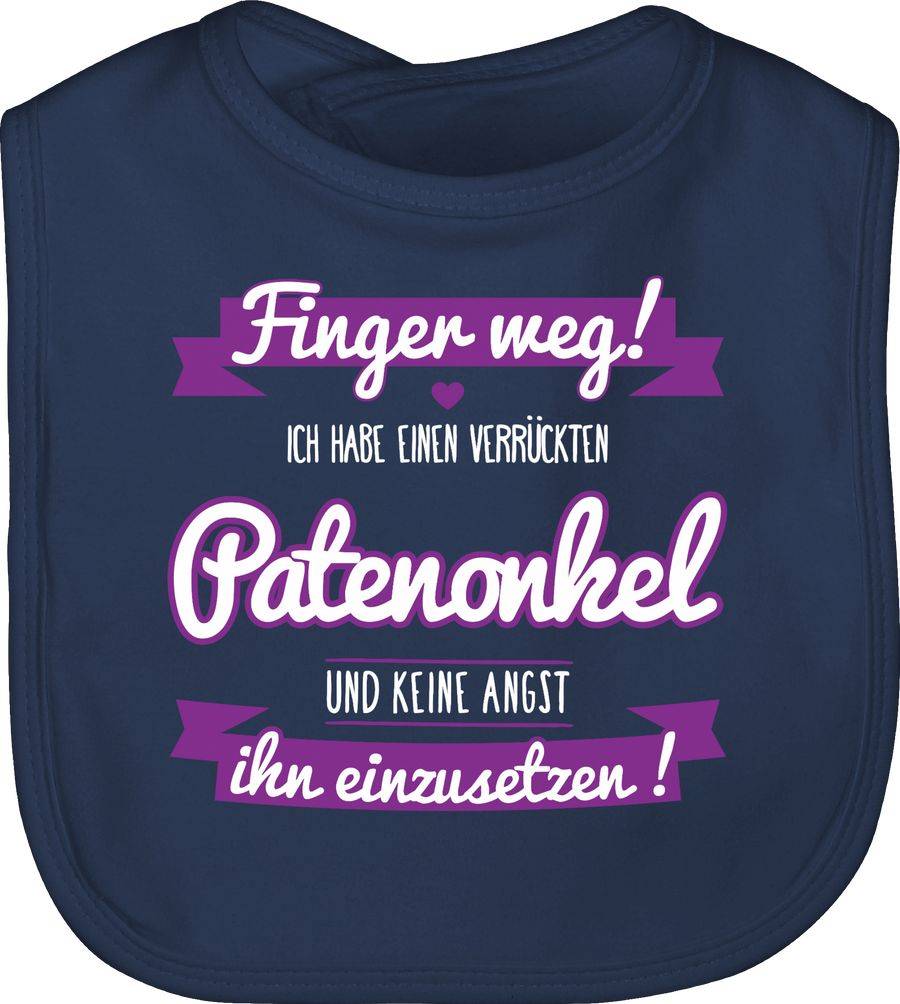 Shirtracer Ich habe einen verrückten Patenonkel lila: T-Shirt Gym Bag Shirtracer