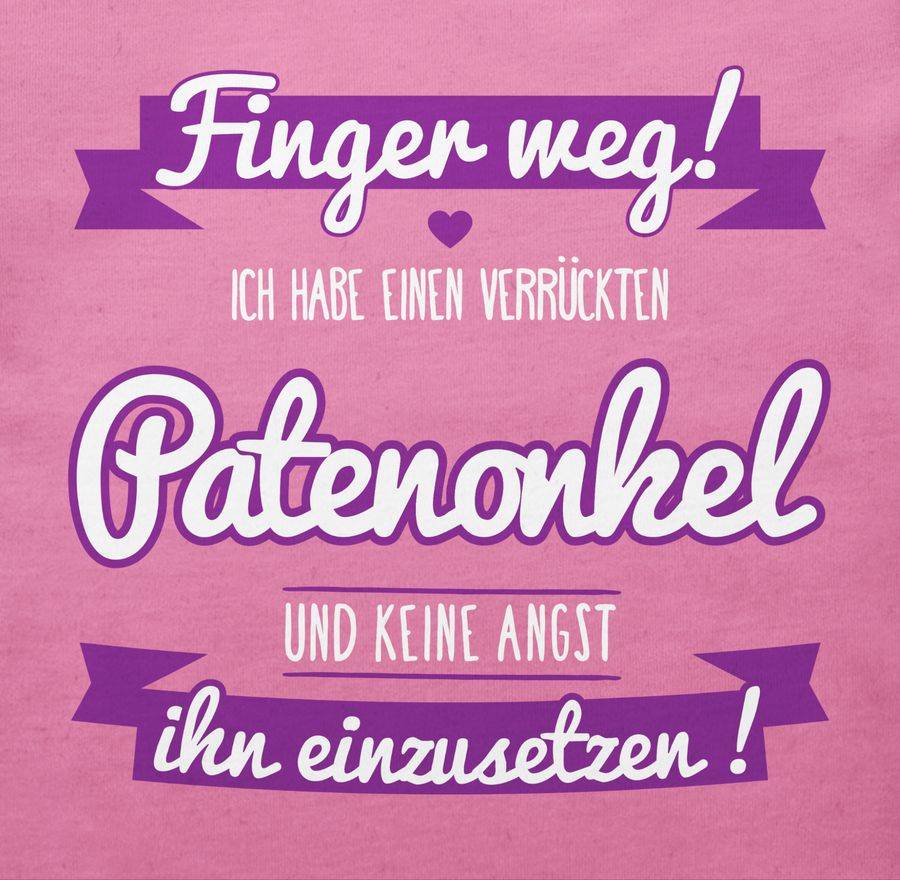 Shirtracer Ich Habe Einen Verrückten Patenonkel Lila: T-Shirt Gym Bag Shirtracer