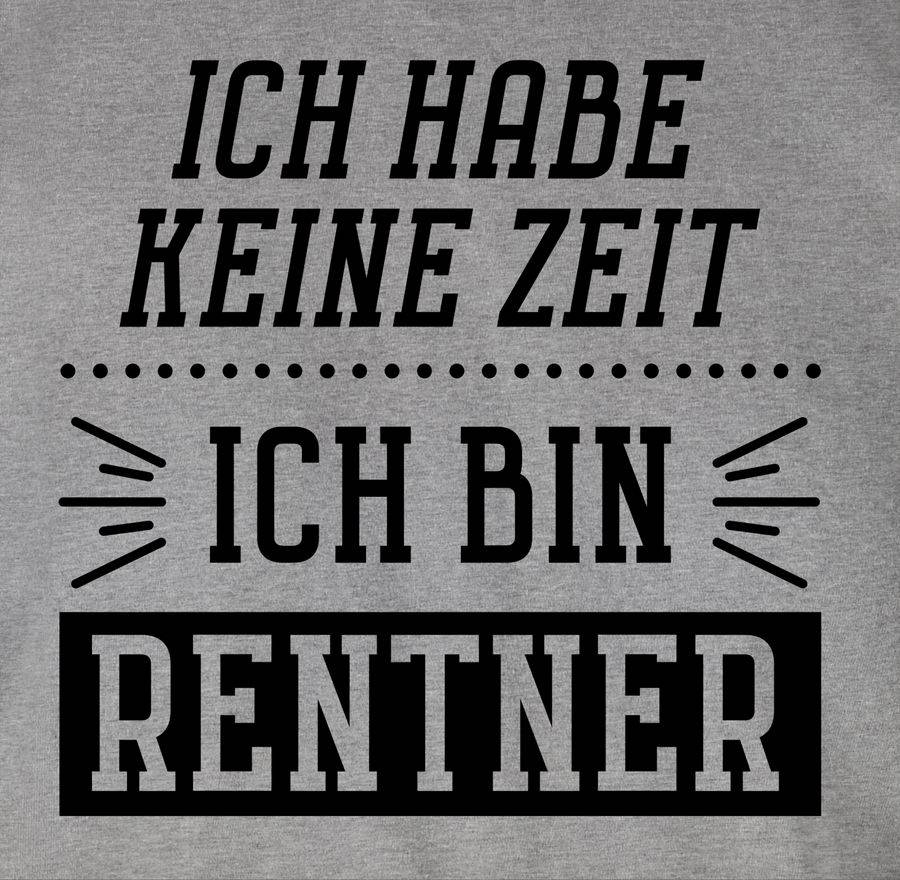 Shirtracer Ich Habe Keine Zeit - Ich Bin Rentner - Schwarz: Tshirt Rucksack Shirtracer