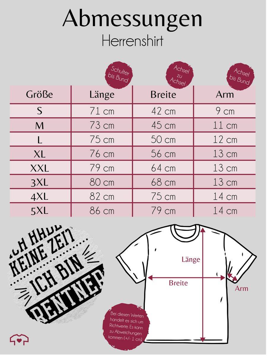 Shirtracer Ich Habe Keine Zeit - Ich Bin Rentner - Schwarz: Tshirt Rucksack Shirtracer