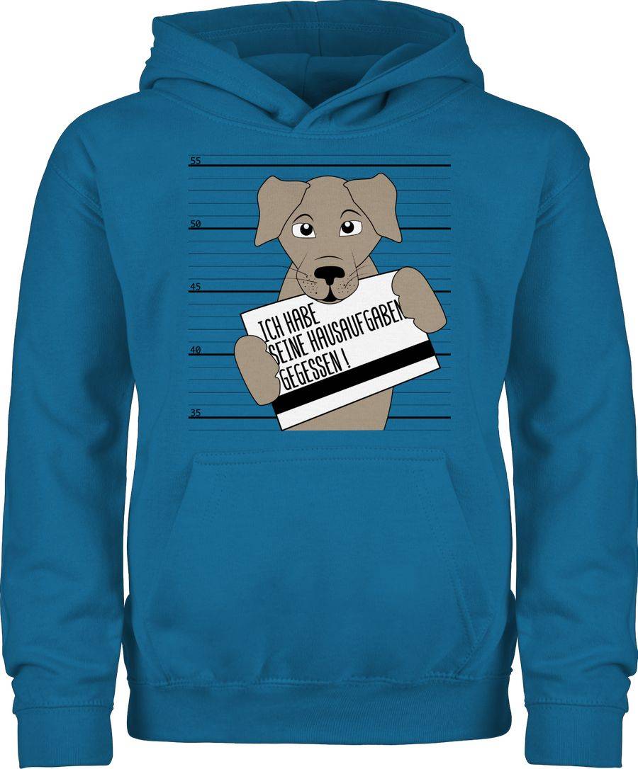 Shirtracer Ich habe seine Hausaufgaben gegessen Hund: Tshirt Turnbeutel Shirtracer