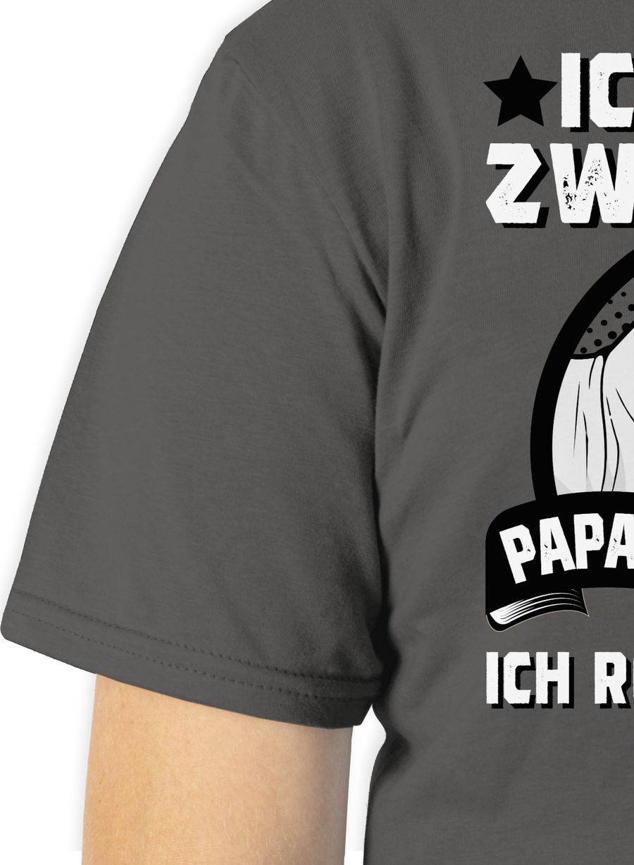 Shirtracer Ich Habe Zwei Titel - Papa Und Bonus Papa - Ich Rocke Sie Beide - Schwarz/weiß: Shirtracer