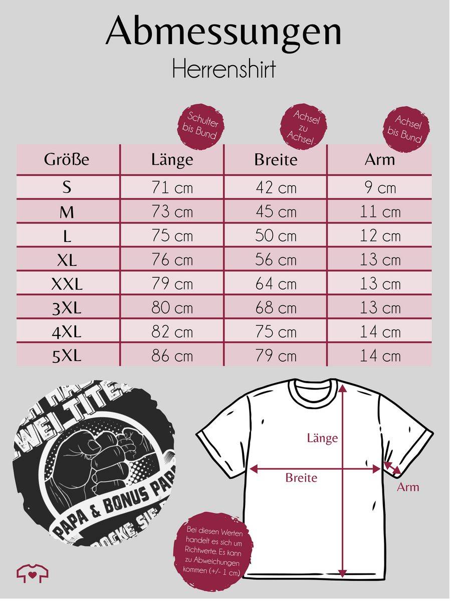 Shirtracer Ich Habe Zwei Titel - Papa Und Bonus Papa - Ich Rocke Sie Beide - Weiß Shirts Shirtracer