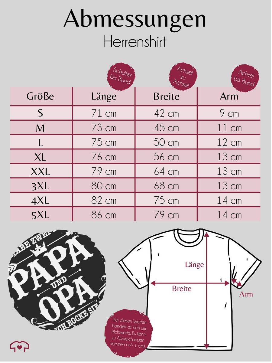 Shirtracer Ich Habe Zwei Titel Papa Und Opa / Vintage - Weiß Shirts & Mehr Shirtracer