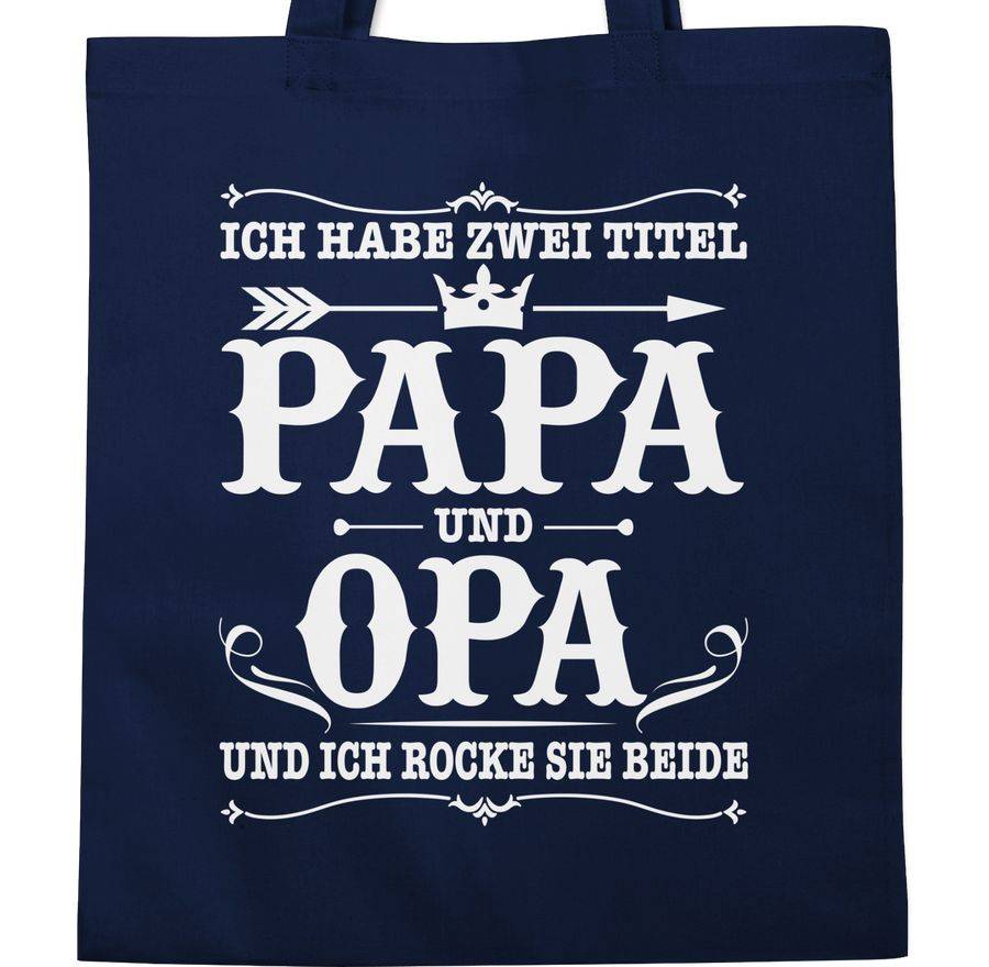 Shirtracer Ich Habe Zwei Titel Papa Und Opa / Vintage - Weiß Shirts & Mehr Shirtracer