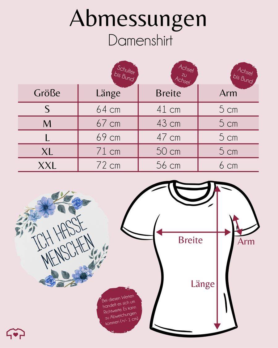 Shirtracer Ich Hasse Menschen Blumen Shirts & Mehr Shirtracer
