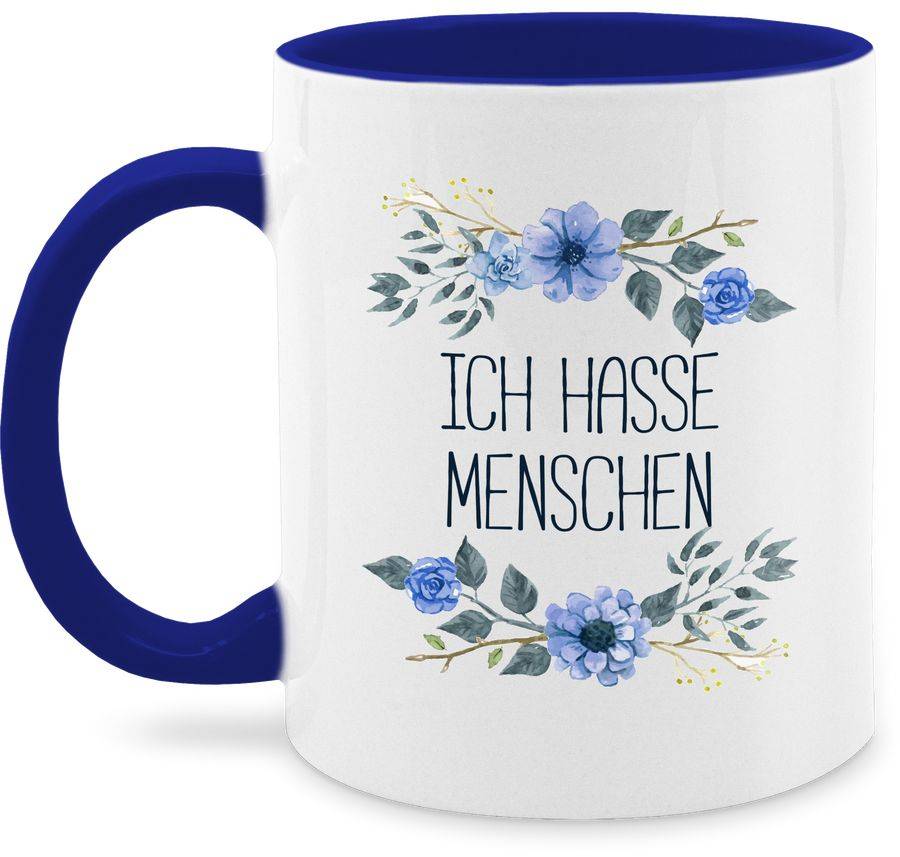 Shirtracer Ich hasse Menschen Blumen Shirts & Mehr Shirtracer
