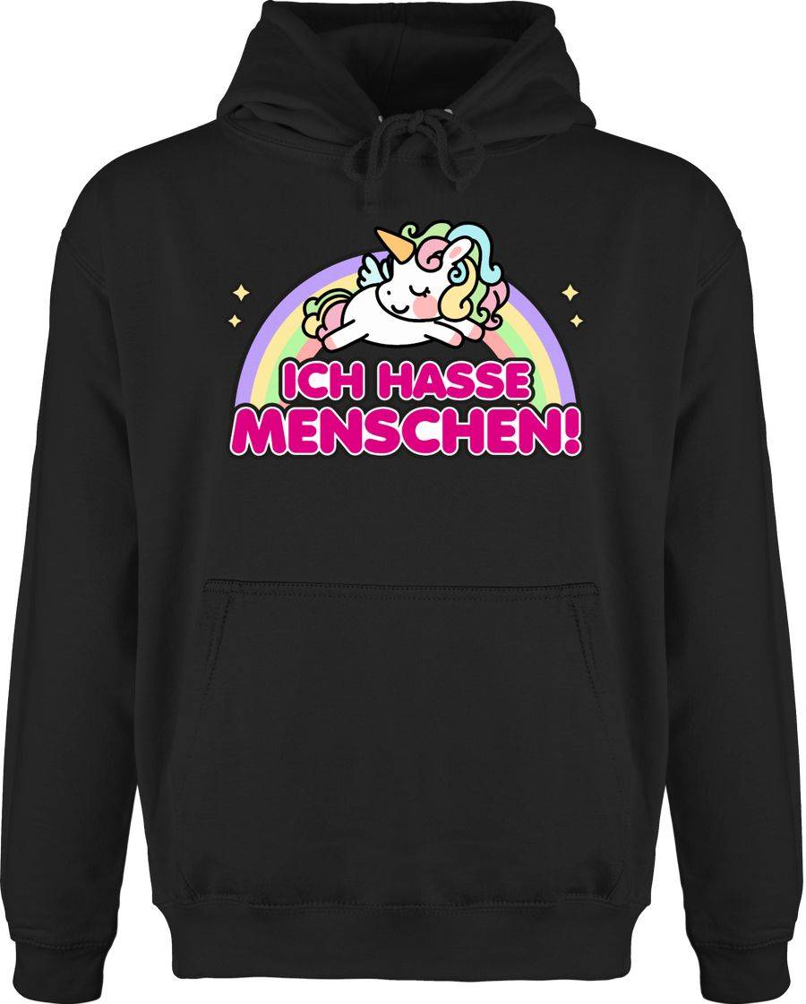 Shirtracer Ich hasse Menschen - Einhorn: T-Shirt Gym Bag Shirtracer