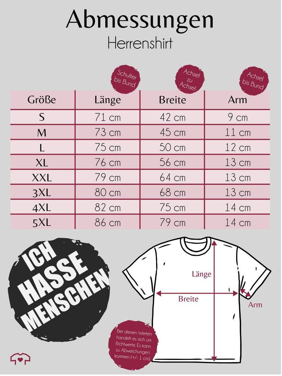 Shirtracer Ich Hasse Menschen Shirts & Mehr Shirtracer