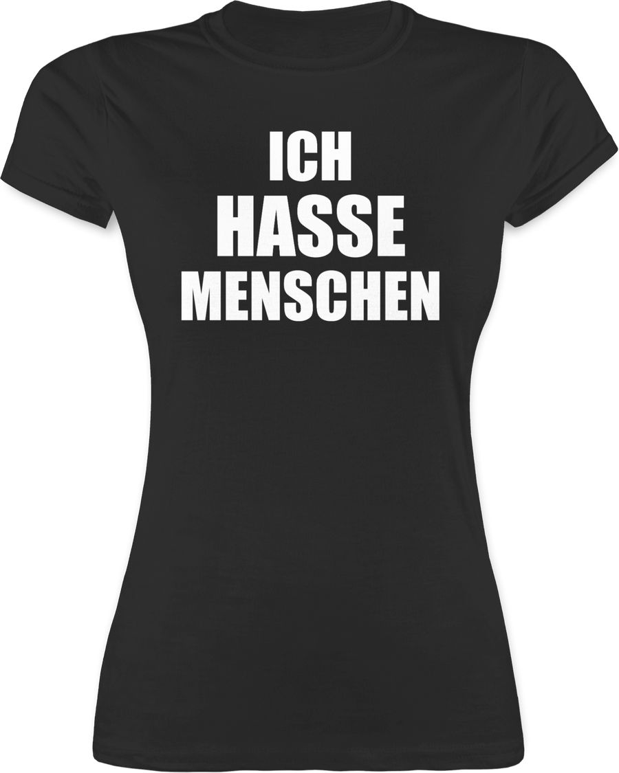 Shirtracer Ich Hasse Menschen Shirts & Mehr Shirtracer