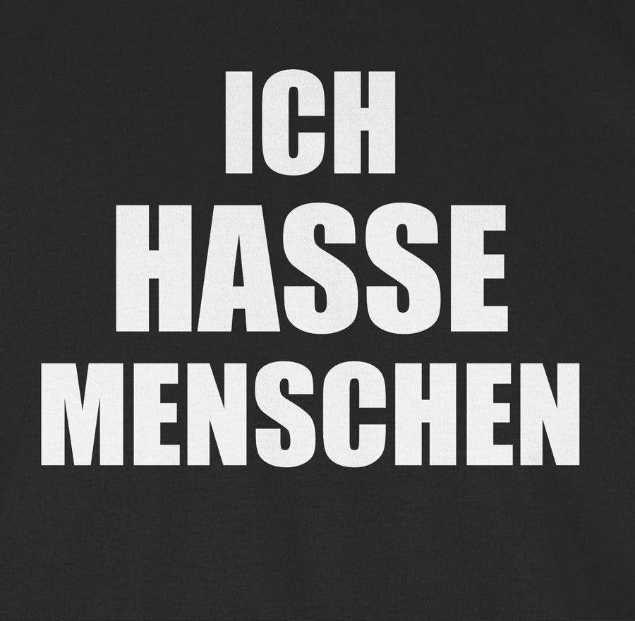 Shirtracer Ich Hasse Menschen Shirts & Mehr Shirtracer