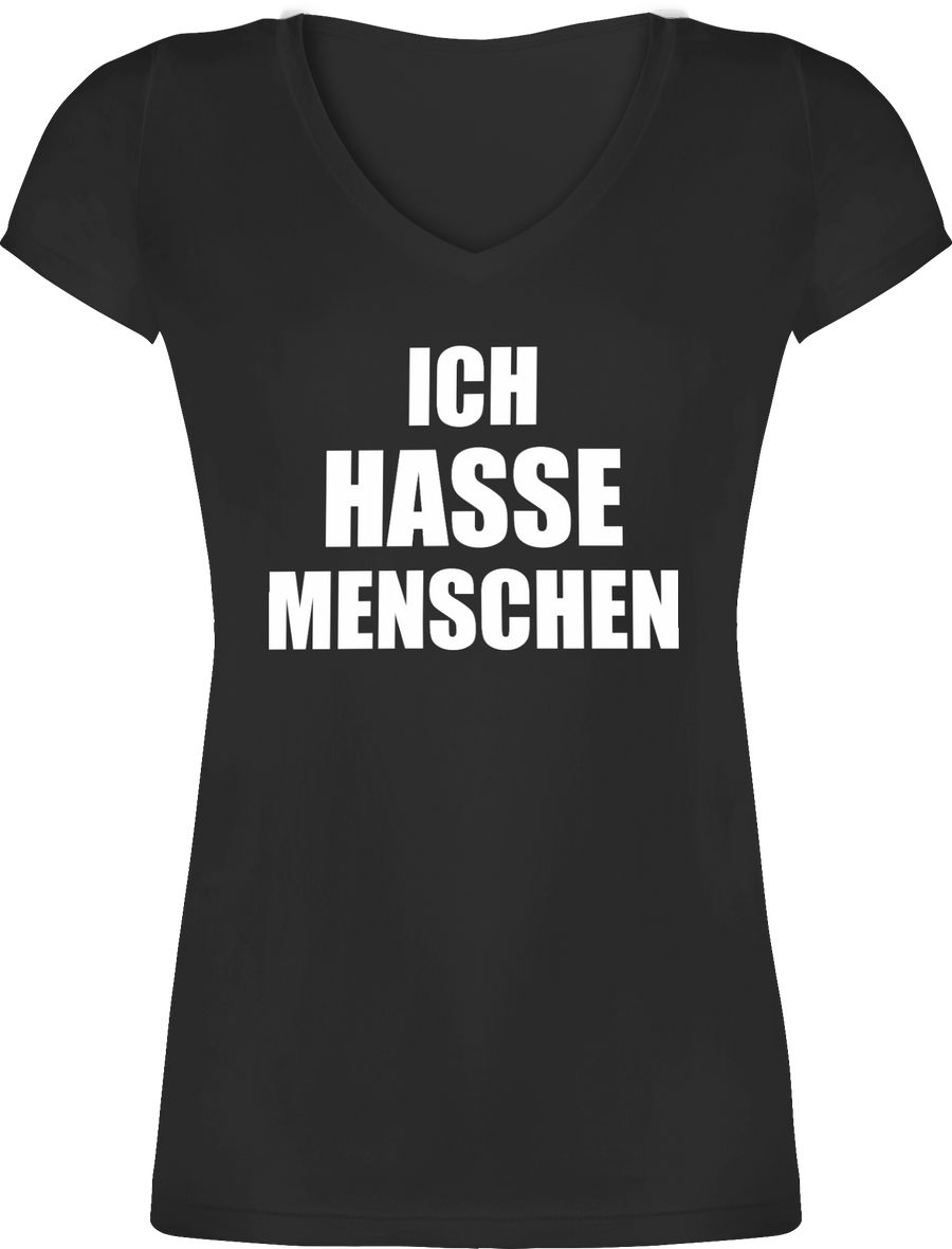 Shirtracer Ich hasse Menschen Shirts & Mehr Shirtracer