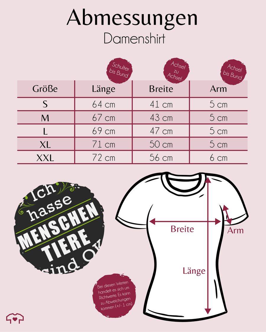 Shirtracer Ich Hasse Menschen Tiere Sind Ok Shirts & Mehr Shirtracer