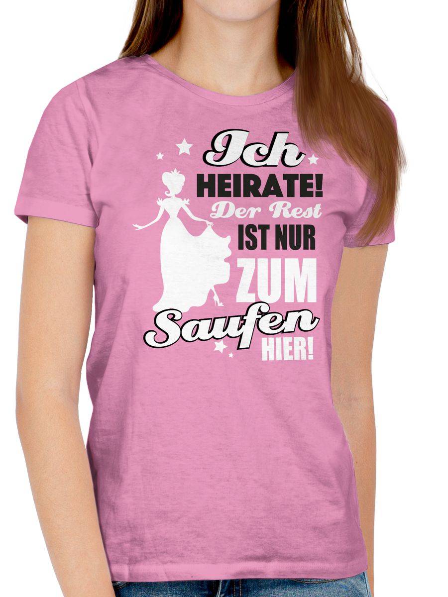 Shirtracer Ich Heirate! Der Rest Ist Nur Zum Saufen Hier! Braut Silhouette: Tshirt Rucksack Shirtracer