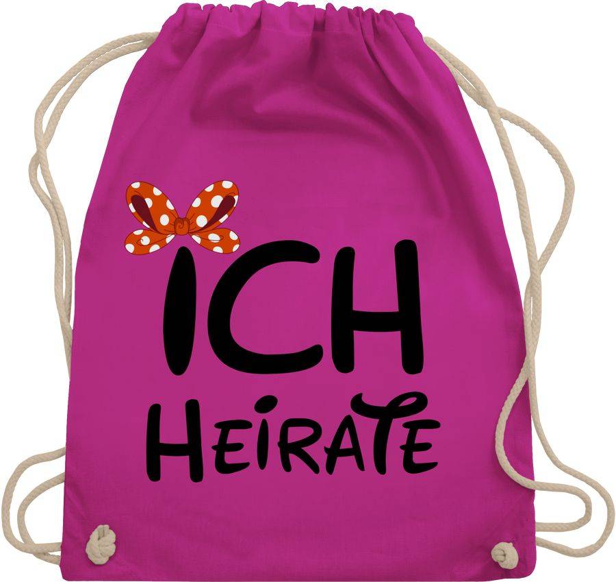 Shirtracer Ich heirate Schleife schwarz: T-Shirt Gym Bag Shirtracer