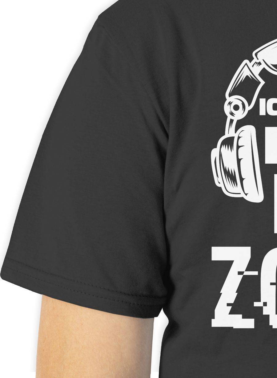 Shirtracer Ich Hör Dich Nicht Ich Zocke Headset Glitch Weiß: Tshirt Gym Bag Shirtracer