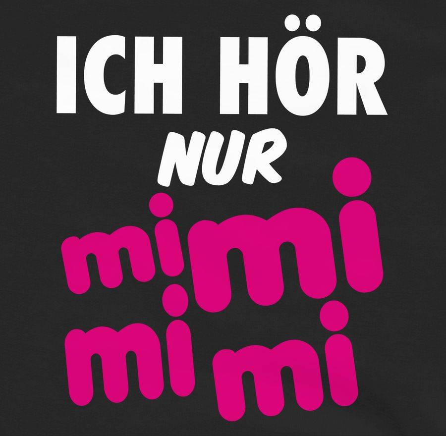 Shirtracer Ich Hör Nur Mi Mi Mi - Weiß/pink: Tshirt Rucksack Shirtracer