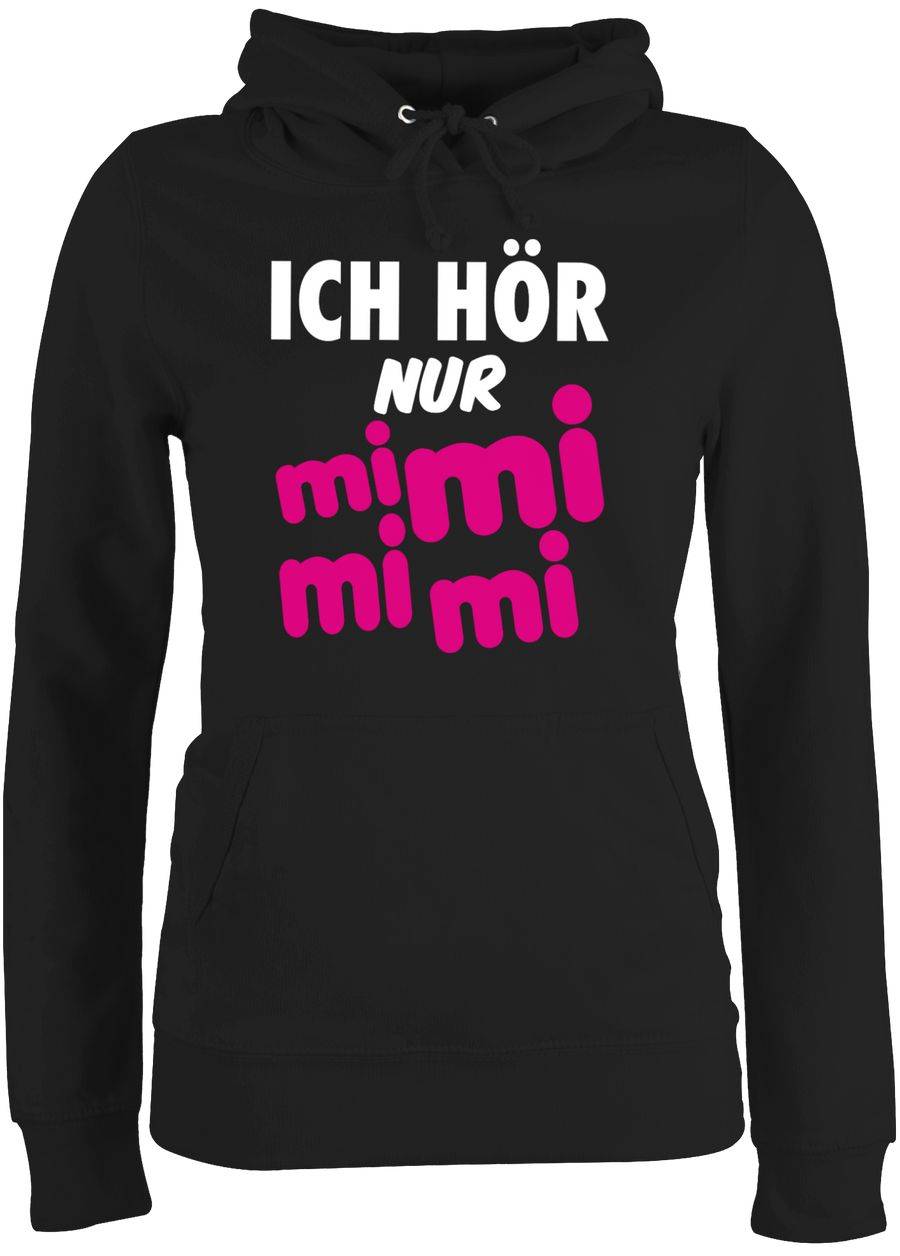 Shirtracer Ich Hör Nur Mi Mi Mi - Weiß/pink: Tshirt Rucksack Shirtracer