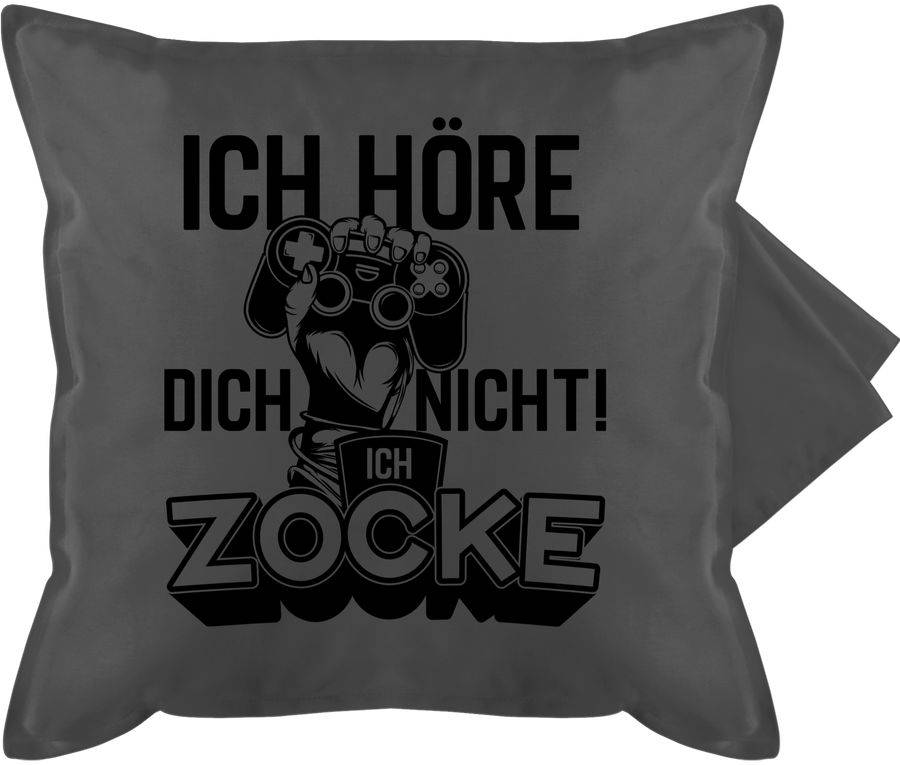 Shirtracer Ich höre dich nicht ich zocke Controller Hand Schwarz: T-Shirt Rucksack Shirtracer