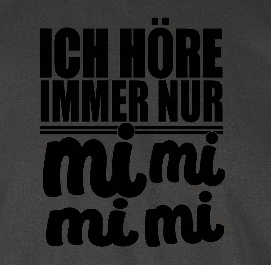 Shirtracer Ich Höre Immer Nur Mi Mi Mi - Schwarz: Tshirt Turnbeutel Shirtracer