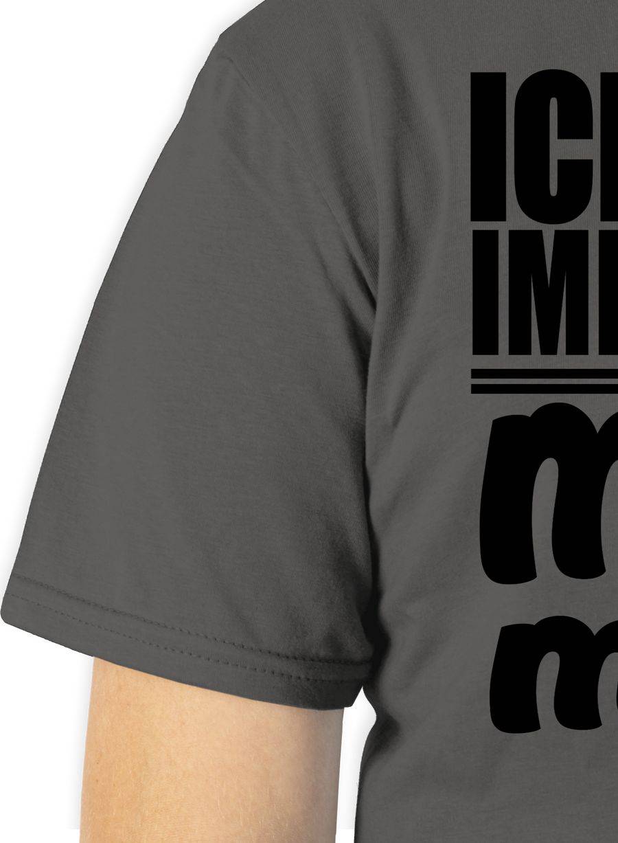 Shirtracer Ich Höre Immer Nur Mi Mi Mi - Schwarz: Tshirt Turnbeutel Shirtracer