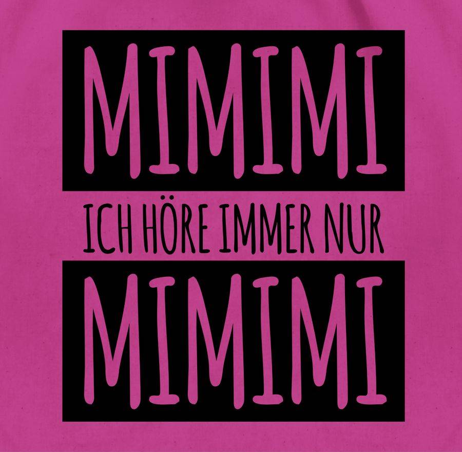 Shirtracer Ich Höre Immer Nur Mimimi Shirts & Mehr Shirtracer