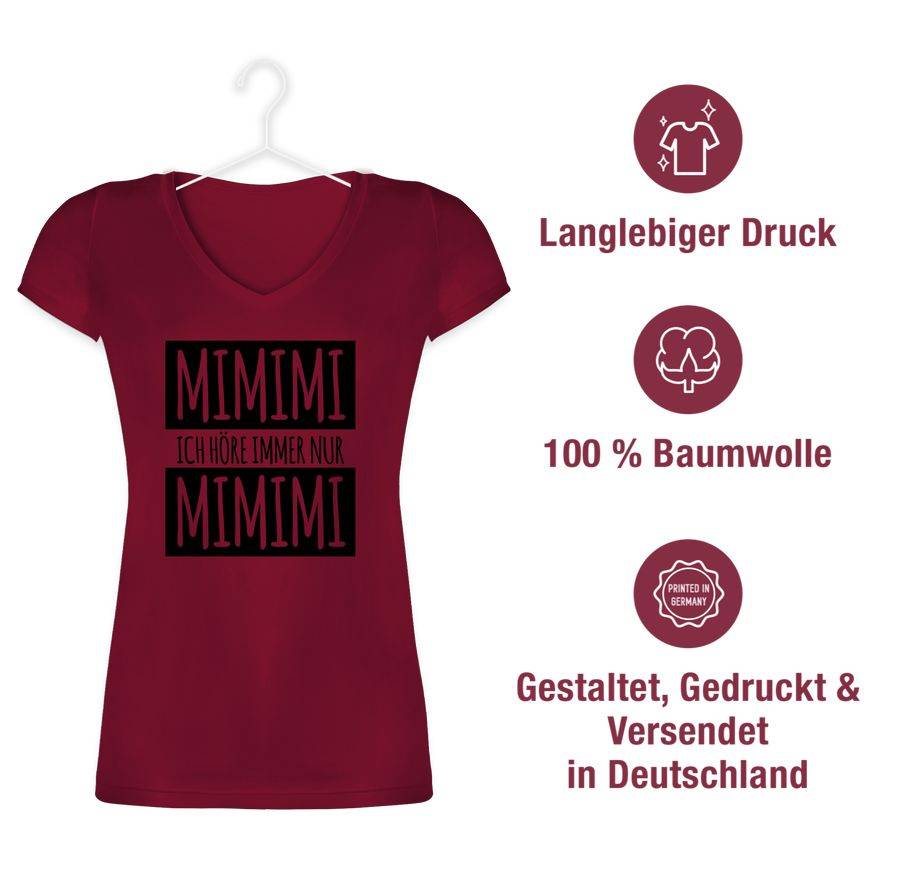 Shirtracer Ich Höre Immer Nur Mimimi Shirts & Mehr Shirtracer