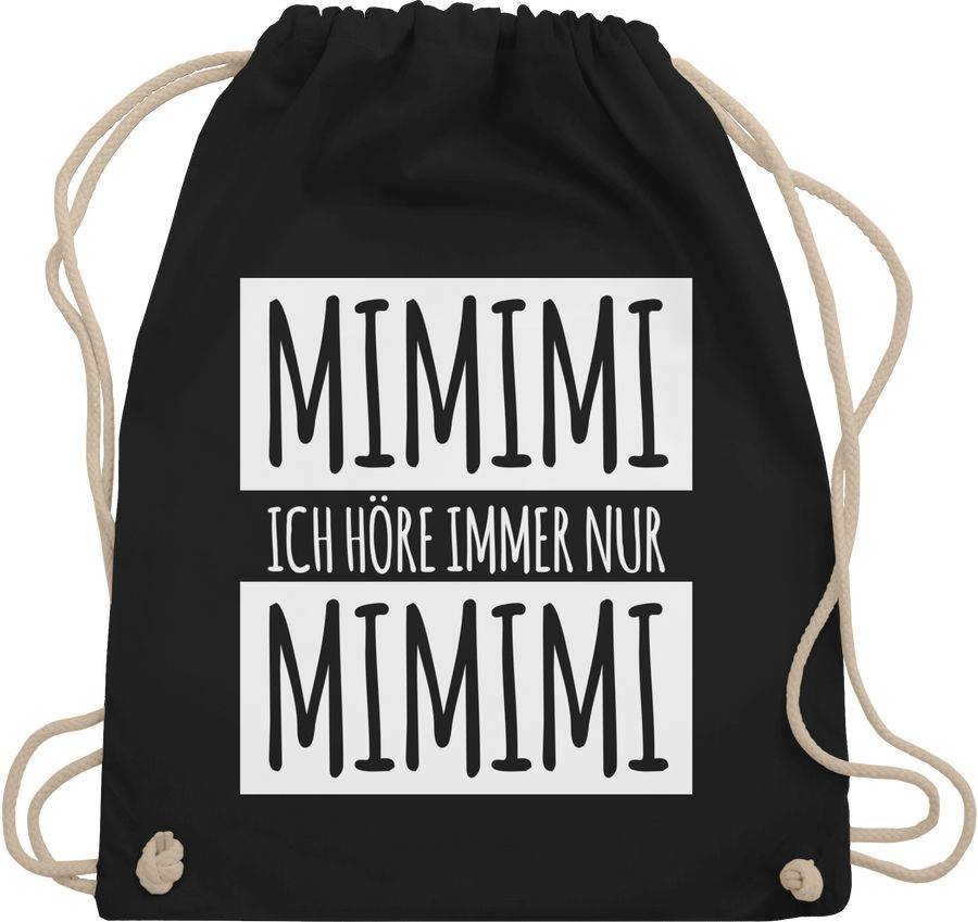 Shirtracer Ich höre immer nur Mimimi Weiss Shirts & Mehr Shirtracer