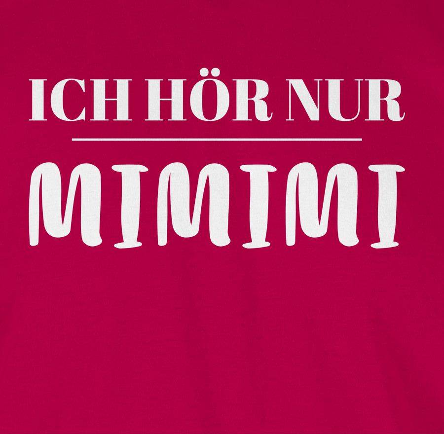 Shirtracer Ich Höre Nur Mimimi: Tshirt Turnbeutel Shirtracer
