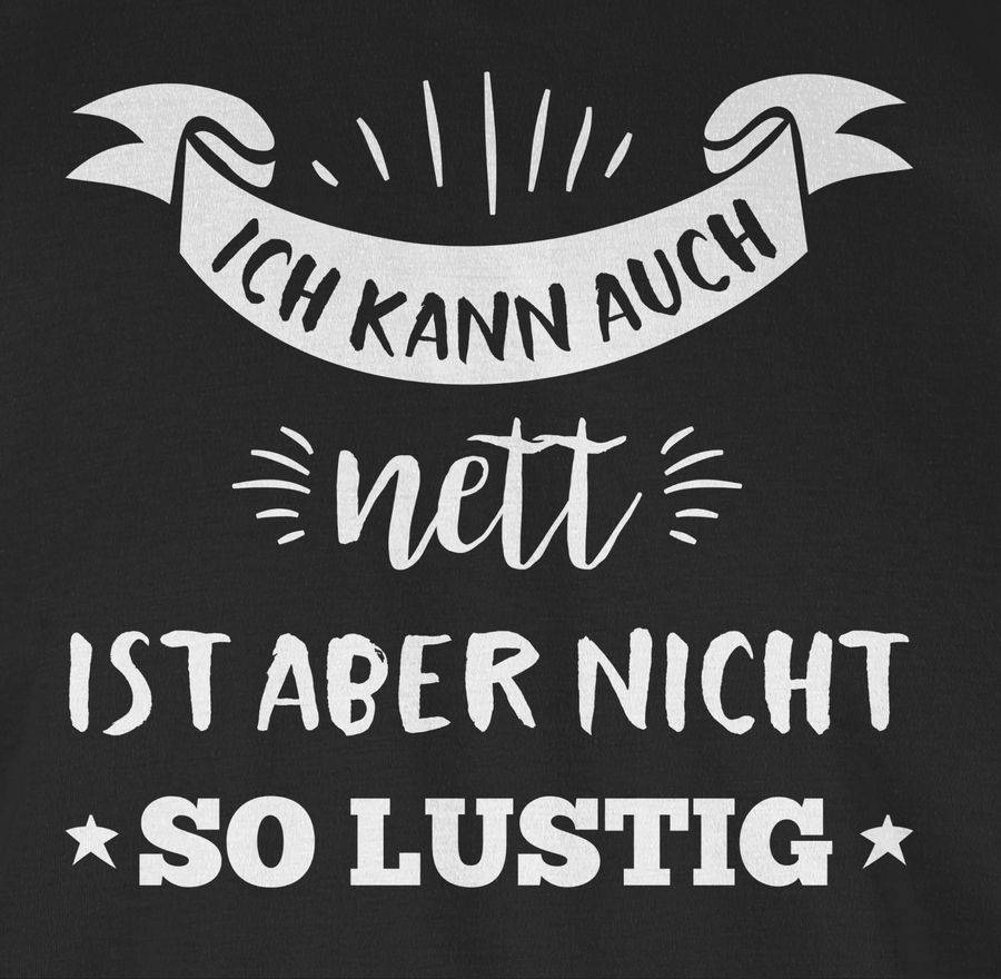 Shirtracer Ich Kann Auch Nett Ist Aber Nicht So Lustig: T-Shirt Gym Bag Shirtracer