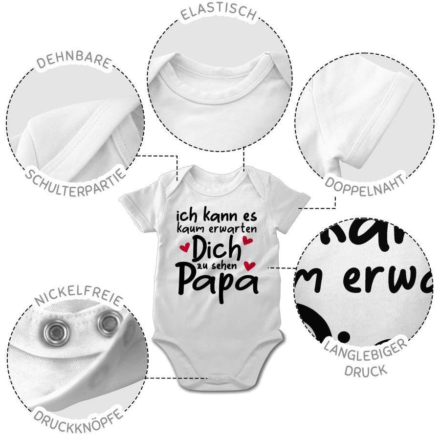 Shirtracer Ich Kann Es Kaum Erwarten Dich Zu Sehen Papa Shirts & Mehr Shirtracer