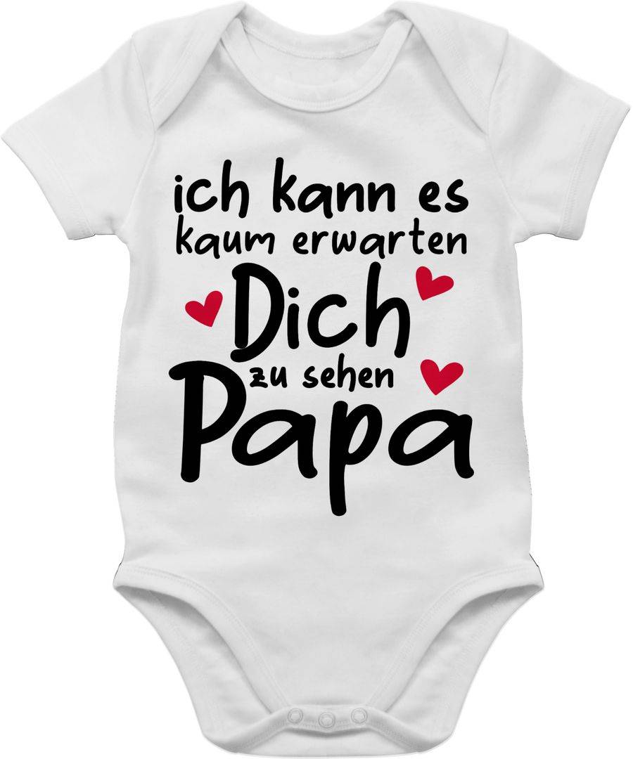 Shirtracer Ich kann es kaum erwarten dich zu sehen Papa Shirts & Mehr Shirtracer