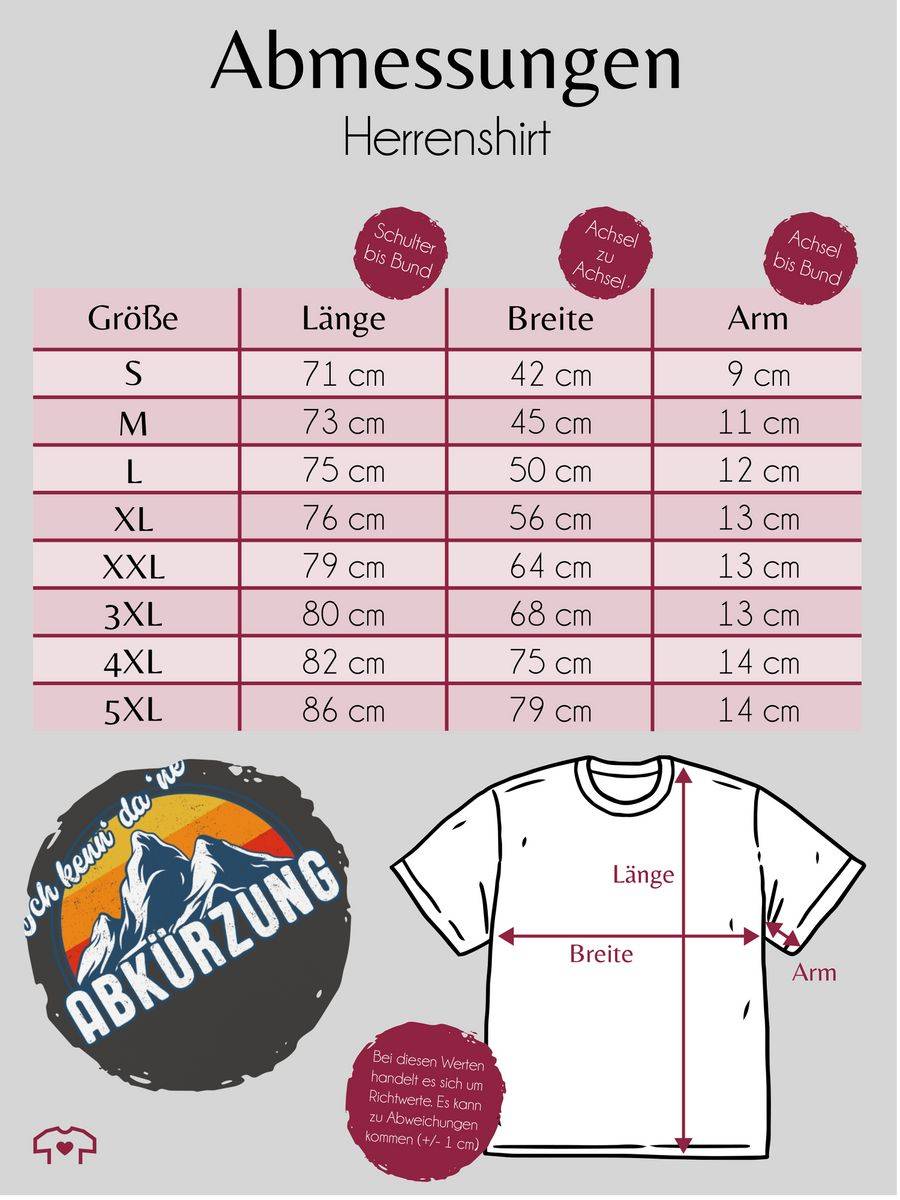 Shirtracer Ich Kenn' Da 'ne Abkürzung Retro Vintage: T-Shirt Turnbeutel Shirtracer