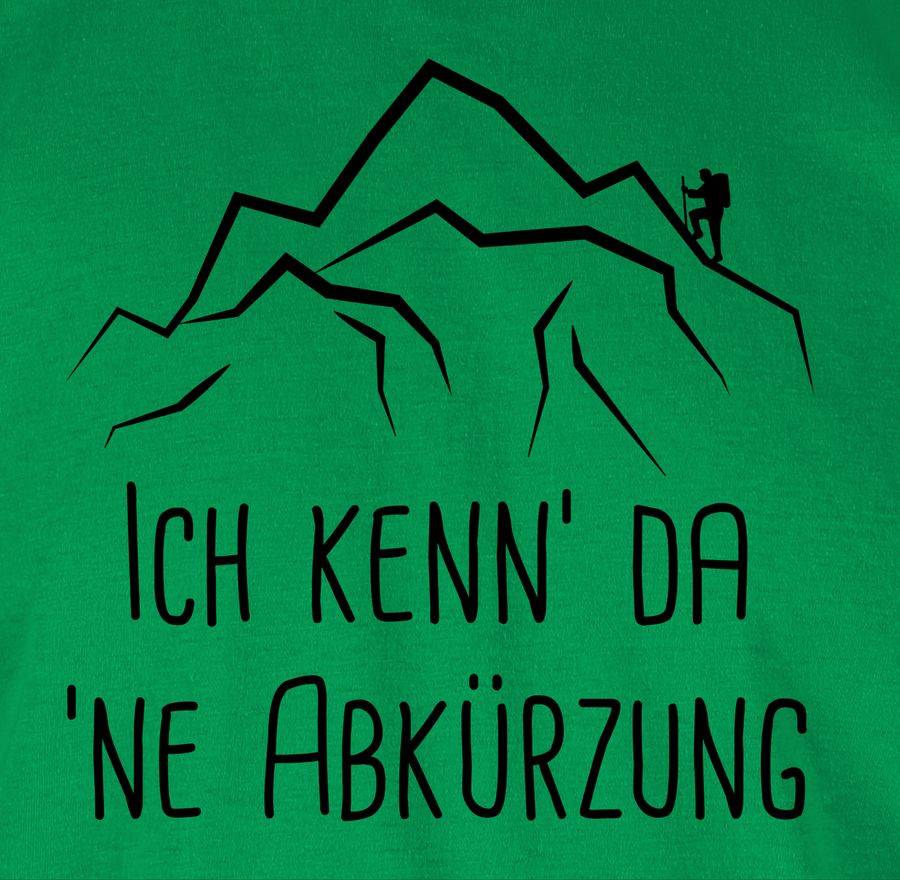 Shirtracer Ich Kenn' Da 'ne Abkürzung - Schwarz Shirts & Mehr Shirtracer